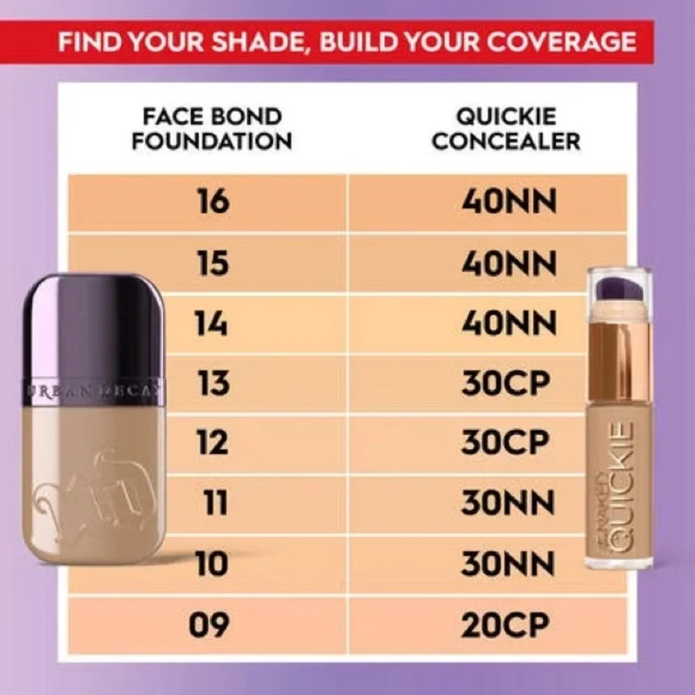 💝NIB Urban Decay Face Bond Foundation 15- Light-medium Warm💝